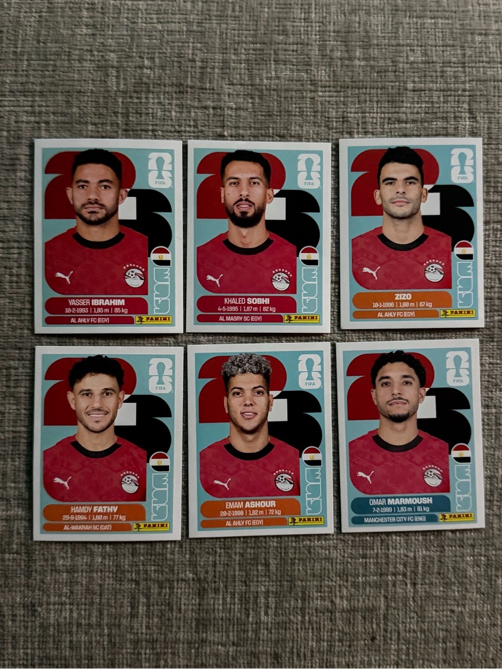 Egypt FIFA Stickers